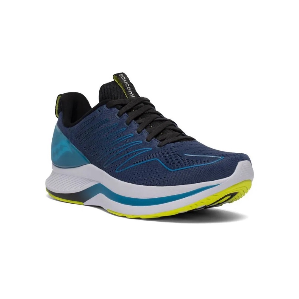 Saucony Endorphin Shift Men’s Running Shoes size 8 storm/citrus women’s 10